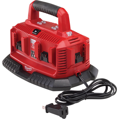 M18 Six Pack Sequential Charger, 18 V, Lithium-Ion Distribution Élite MP