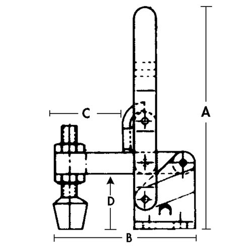 Vertical Hold-Down Clamps - 201 Series Distribution Élite MP