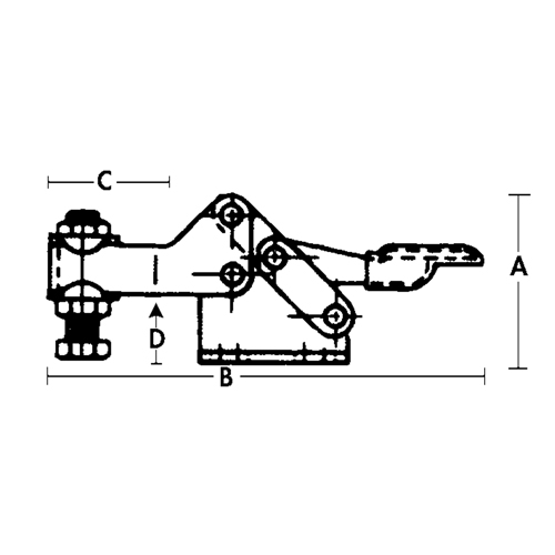 Horizontal Hold-Down Clamps - 205 Series Distribution Élite MP