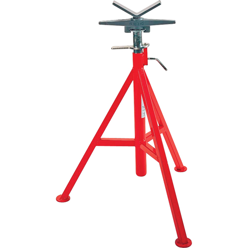 Support de tuyau en V no VJ-99, 71-132 cm R&eacute;glage de la hauteur, 12" Capacit&eacute; max. de tuyau, 2500 lb Capacit&eacute; de charge max. Distribution Élite MP