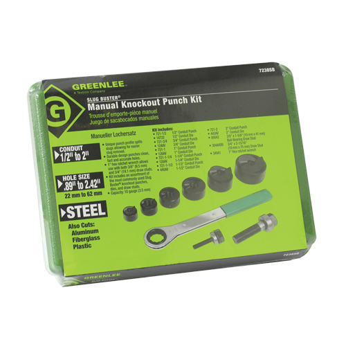 Ensemble de poinçonnage avec cliquet et poinçons SlugBuster Distribution Élite MP