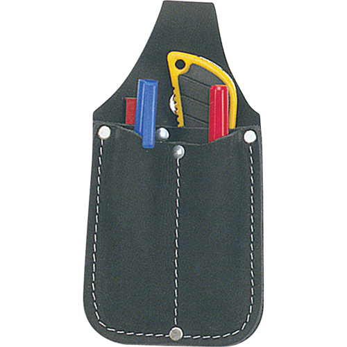 Utility Pouch, Knife Holder, Leather, 3 Pockets Distribution Élite MP