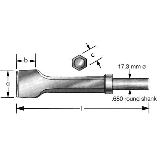 Burin pneumatique a/collier de r&eacute;tention Distribution Élite MP