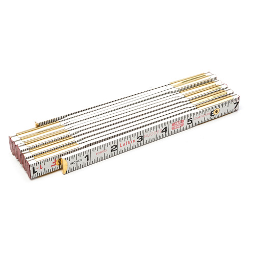 R&egrave;gle en bois pliante, 6' lo, Bois, Graduations de 1/6" Distribution Élite MP