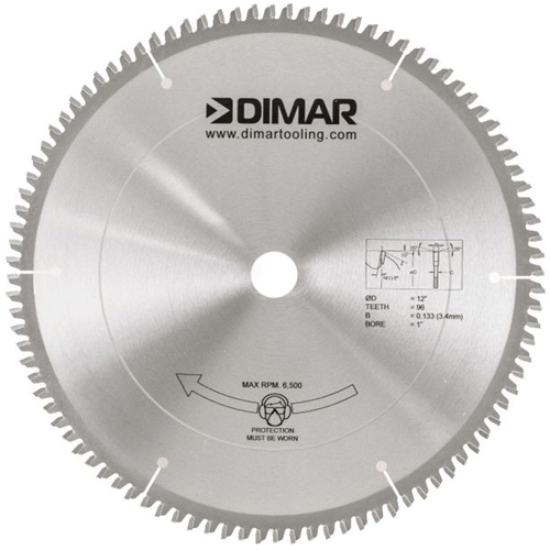 Lame de scie pour coupe de m&eacute;lamine, 12", 96 dents, Pour Bois Distribution Élite MP
