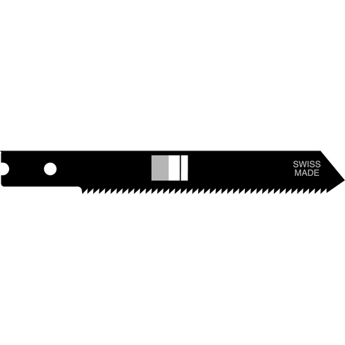 Lames de scie sauteuse, Acier rapide, Tige en U, 2-3/4" lo, 24 dents par pouce Distribution Élite MP