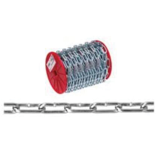 Chaîne droite, Acier &agrave; faible teneur en carbone, 2/0 x 120' (36,6 m) l, Charge d'utilisation 520 lb (0,26 tonne) Distribution Élite MP