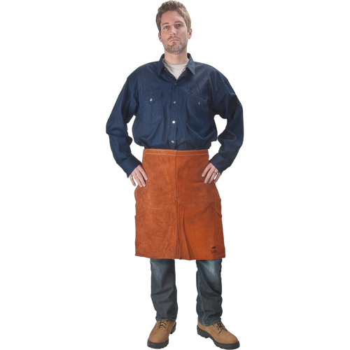 Tablier en cuir, Taille, 24" lo, Lava Brown Distribution Élite MP