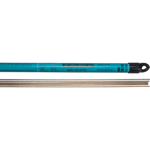 36" Cut Length TIG Rods, 1/8", Low Fuming Bronze-Bare Distribution Élite MP