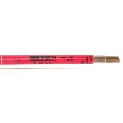 Baguettes pour soudage TIG en longueurs de 36", 1/16", Bronze silicon&eacute; Distribution Élite MP