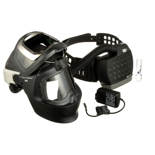 Adflo Powered Air Purifying Respirator, Welding Helmet, Lithium-Ion Battery Distribution Élite MP