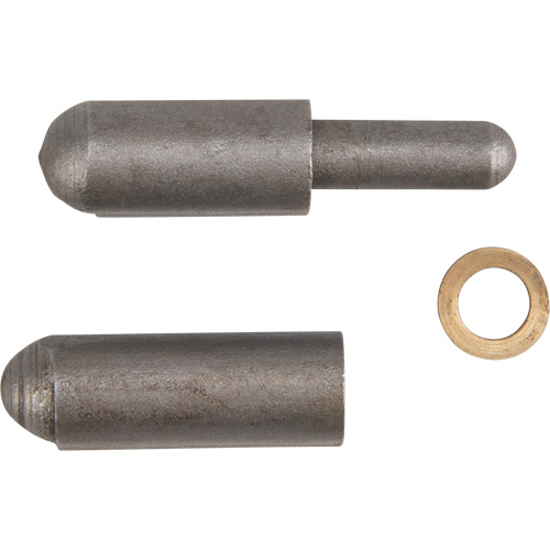 Weld-On Hinge, 0.315" Dia. x 1.575" L, Mild Steel w/Fixed Steel Pin Distribution Élite MP