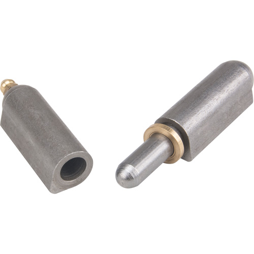 Charni&egrave;re &agrave; souder, 0,63" dia. x 3,937" lo, Acier doux a/goupille fixe en acier Distribution Élite MP