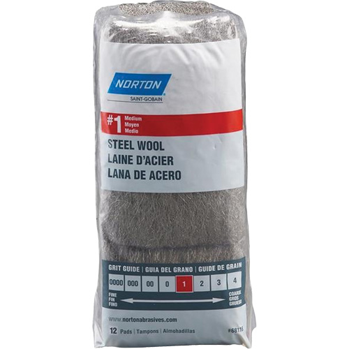 Steel Wool, Roll, Grade 1 Distribution Élite MP