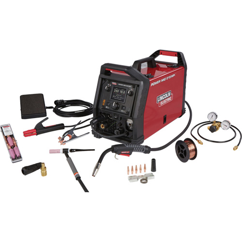 Soudeuse &agrave; proc&eacute;d&eacute; multiple POWER MIG 215 MPi TIG One-Pak, 120 V/230 V, 1 Ph, 60 Hz Distribution Élite MP