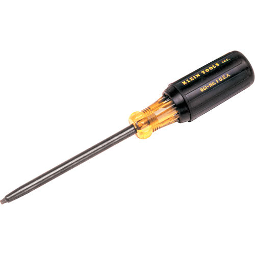 Square Recess Screwdriver, #1 Tip, Round, 11-3/4" L, Cushion Grip Handle Distribution Élite MP