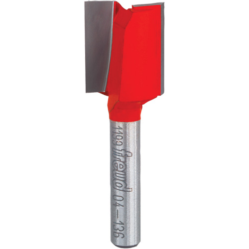 Fraise - foret droit &agrave; double cannelure, 5/8" dia, 7/8" ha, 2-1/8" lo, 1/4" Manche Distribution Élite MP