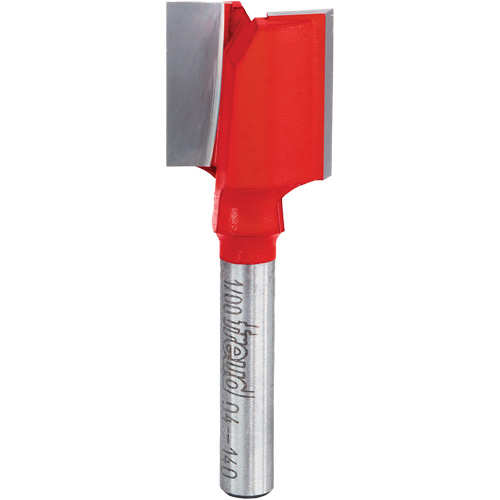 Router Bit - Double Flute Straight Bit, 3/4" Dia., 1" H, 2-1/8" L, 1/4" Shank Distribution Élite MP