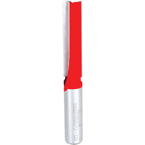 Router Bit - Double Flute Straight Bit, 1/2" Dia., 1-1/4" H, 4-1/8" L, 1/2" Shank Distribution Élite MP