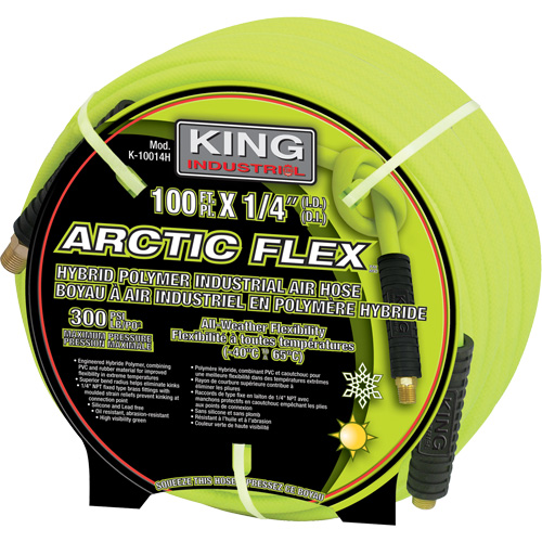 100' Hybrid Polymer Industrial Air Hose Distribution Élite MP