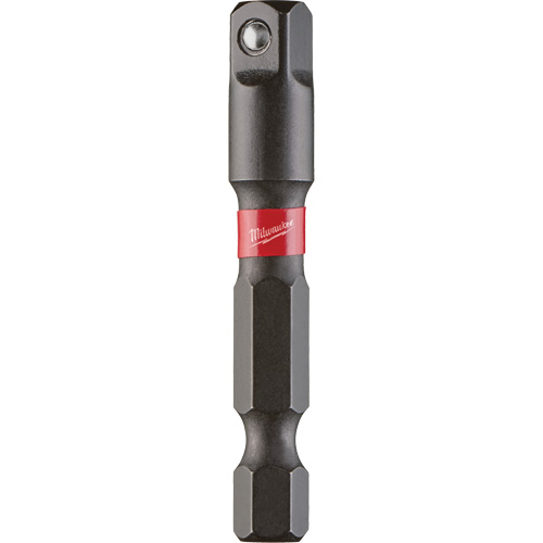 Shockwave Impact Driver Socket Adapter, 1/4" Drive Size, 1/4" Male Size, Ball, 1-7/8" L Distribution Élite MP