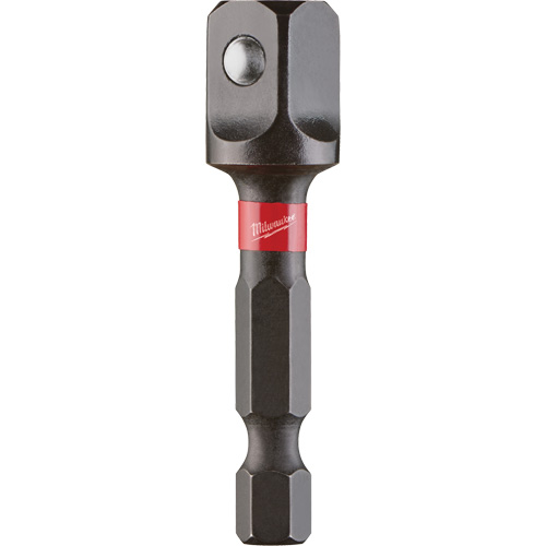 Shockwave Impact Driver Socket Adapter, 1/4" Drive Size, 3/8" Male Size, Ball, 1-7/8" L Distribution Élite MP