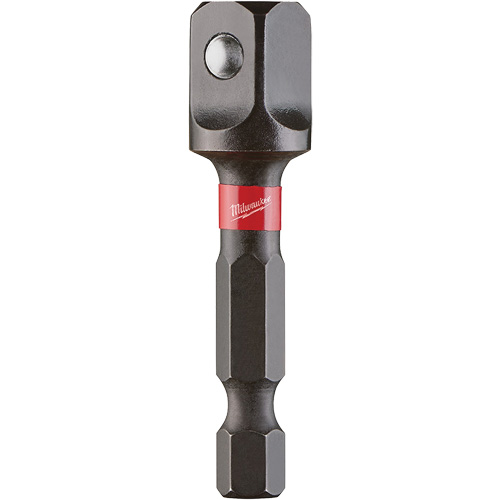 Shockwave Impact Driver Socket Adapters, 1/4" Drive Size, 3/8" Male Size, Ball, 1-7/8" L Distribution Élite MP