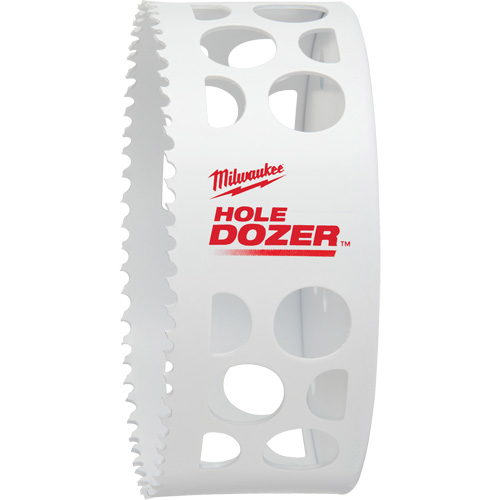 Scie-cloche Hole Dozer, 4-3/4", Profondeur de la coupe 1-5/8", Bim&eacute;tal Distribution Élite MP