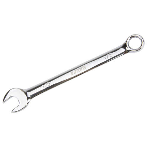 Combination Wrench, 12 Point, 1/2", Chrome Finish Distribution Élite MP