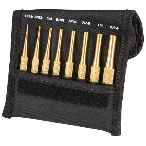 Brass Drive Pin Punch Set, 8 Pieces Distribution Élite MP