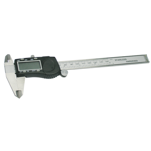 Pied &agrave; coulisse num&eacute;rique fractionnaire, R&eacute;solution de 0,005" (0,01 mm), 0" - 6" ( 0 mm - 150 mm) gamme de mesure Distribution Élite MP