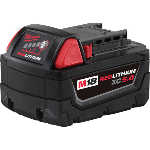 Bloc-piles &agrave; capacit&eacute; &eacute;tendue M18 Redlithium XC5.0 , Lithium-ion, 18 V, 5 A Distribution Élite MP