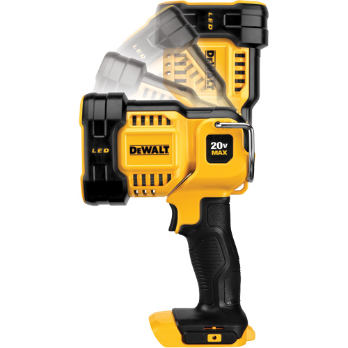 Max Cordless Jobsite Spotlight, LED, 1000 Lumens, Rechargeable Batteries Distribution Élite MP