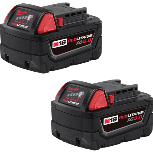 Ensemble de blocs-piles M18 Redlithium, Lithium-ion, 18 V, 5,0 A Distribution Élite MP