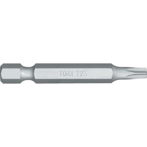 Embout de tournevis, Torx, Embout T-25, Prise 1/4", Longueur 4-4/5" Distribution Élite MP