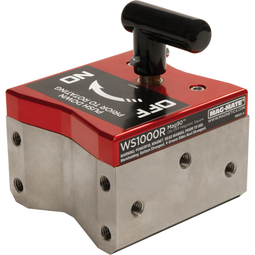 Mag90 On/Off Magnetic Squares, 4-1/4" L x 4" W x 4-3/4" H, 1000 lbs. Distribution Élite MP