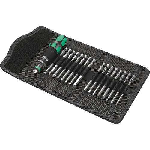 Kraftform Kompakt 60 Screwdriver & Bit Set 17-PC, 6-3/32" L, Plastic Handle Distribution Élite MP