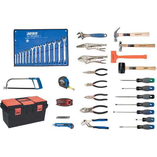 Jeu d'outils de luxe avec coffret en plastique, 56 morcea Distribution Élite MP