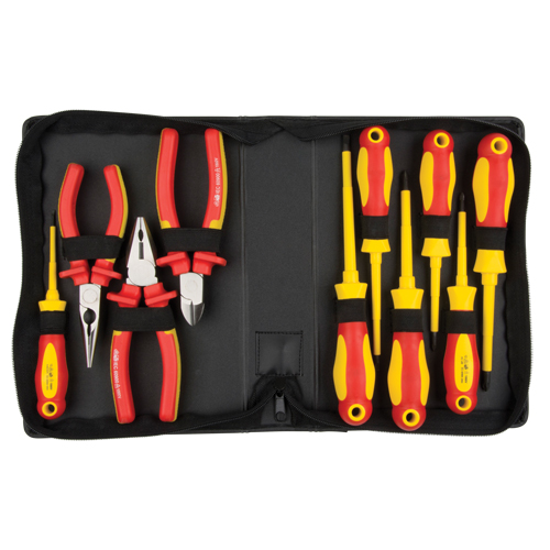 Ensemble d'outils isol&eacute;s, 1000 V, 10 Mcx Distribution Élite MP