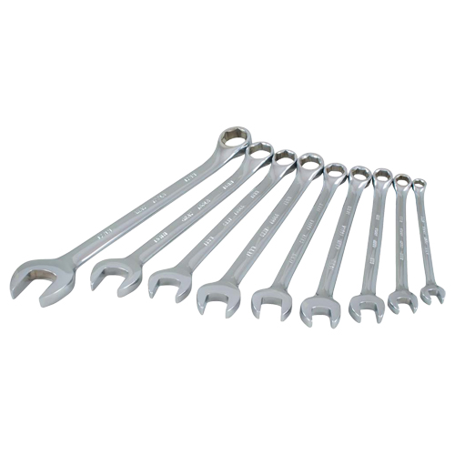 Wrench Set, Combination, 9 Pieces, Metric Distribution Élite MP