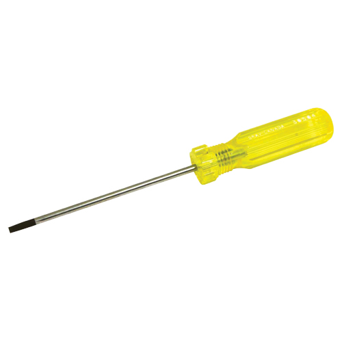 Tournevis &agrave; fente d'&eacute;lectricien, Tige de 5/32", Ronde, 7-3/4" lo, Prise en Plastique Distribution Élite MP