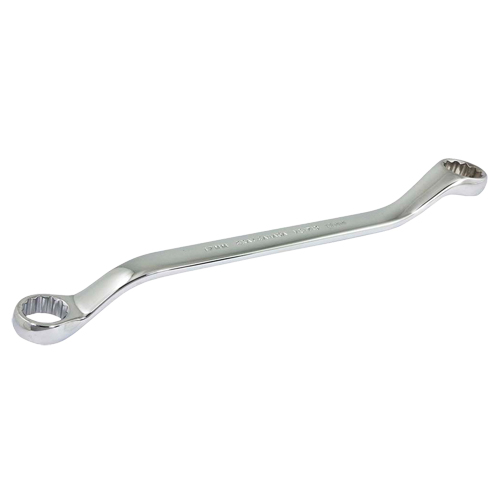 Box End Wrench, 12 Point, 17 mm x 19 mm, 15° Offset, Chrome Finish Distribution Élite MP