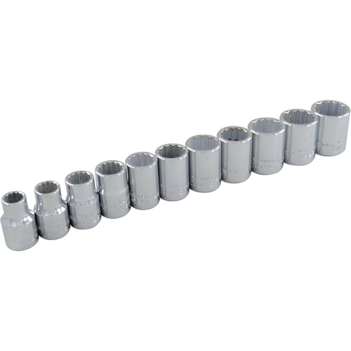 Jeu de douilles, 11 Mcx, Prise de 3/8" Distribution Élite MP
