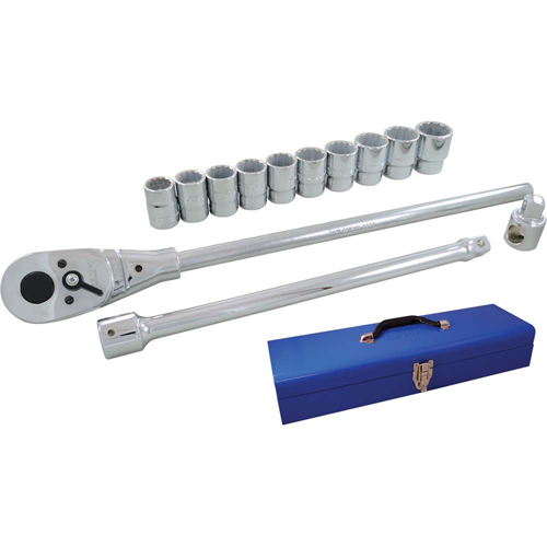Socket & Attachment Set, 15 Pcs, 3/4" Drive Size Distribution Élite MP