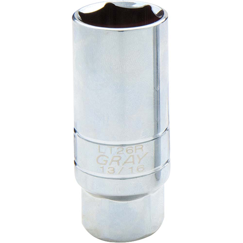 Spark Plug Socket, 3/8" Drive, 13/16" Socket, 1-1/10" L Distribution Élite MP