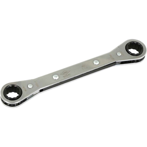 Flat Ratcheting Box Wrench  , 1/2" Drive, Plain Handle Distribution Élite MP