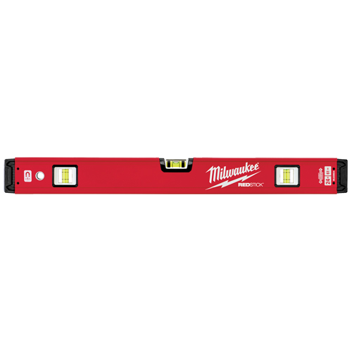 Redstick Level, Box, 2' L, Steel, 3, Magnetic Distribution Élite MP