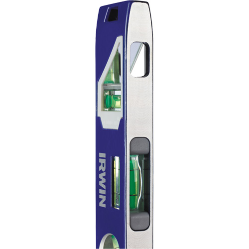 Niveau torpille robuste de s&eacute;rie 250, 9" lo, Aluminium, 4 fioles, Magn&eacute;tique Distribution Élite MP