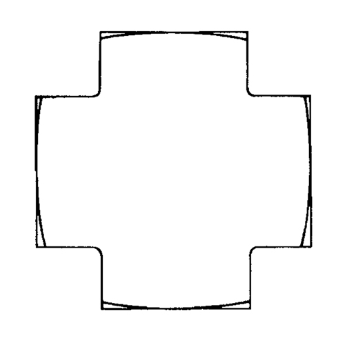 Raccord en croix 1/8" NPT Distribution Élite MP