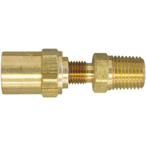 Raccord pour boyau r&eacute;utilisable filetage NPT 3/8", 11/16" dia., Laiton Distribution Élite MP